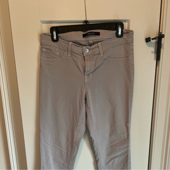 J Brand 28 skinny limestone grey stretch  pants - Picture 3 of 5